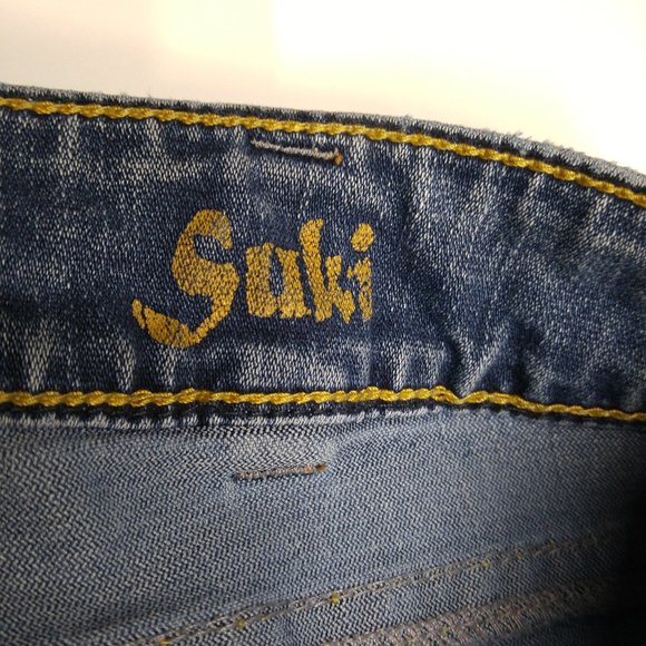 Silver Suki Flare Jeans Women's 34 Stretch Mid Rise C315 - Picture 8 of 13